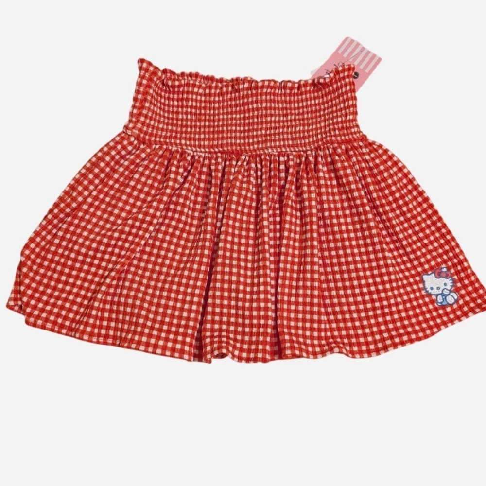 Hello Kitty Red Checkered Skirt - Picture 2 of 9